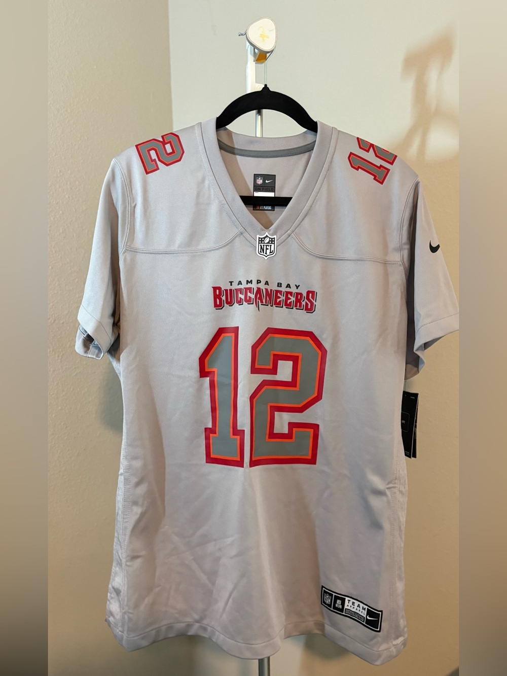 Tom Brady Gray Tampa Bay Buccaneers Atmosphere Fashion Game Jersey